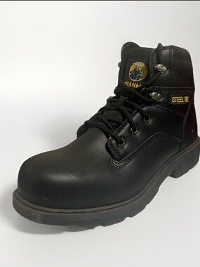 Brahma Steel Toe Black Work Boot Men’s 10 W